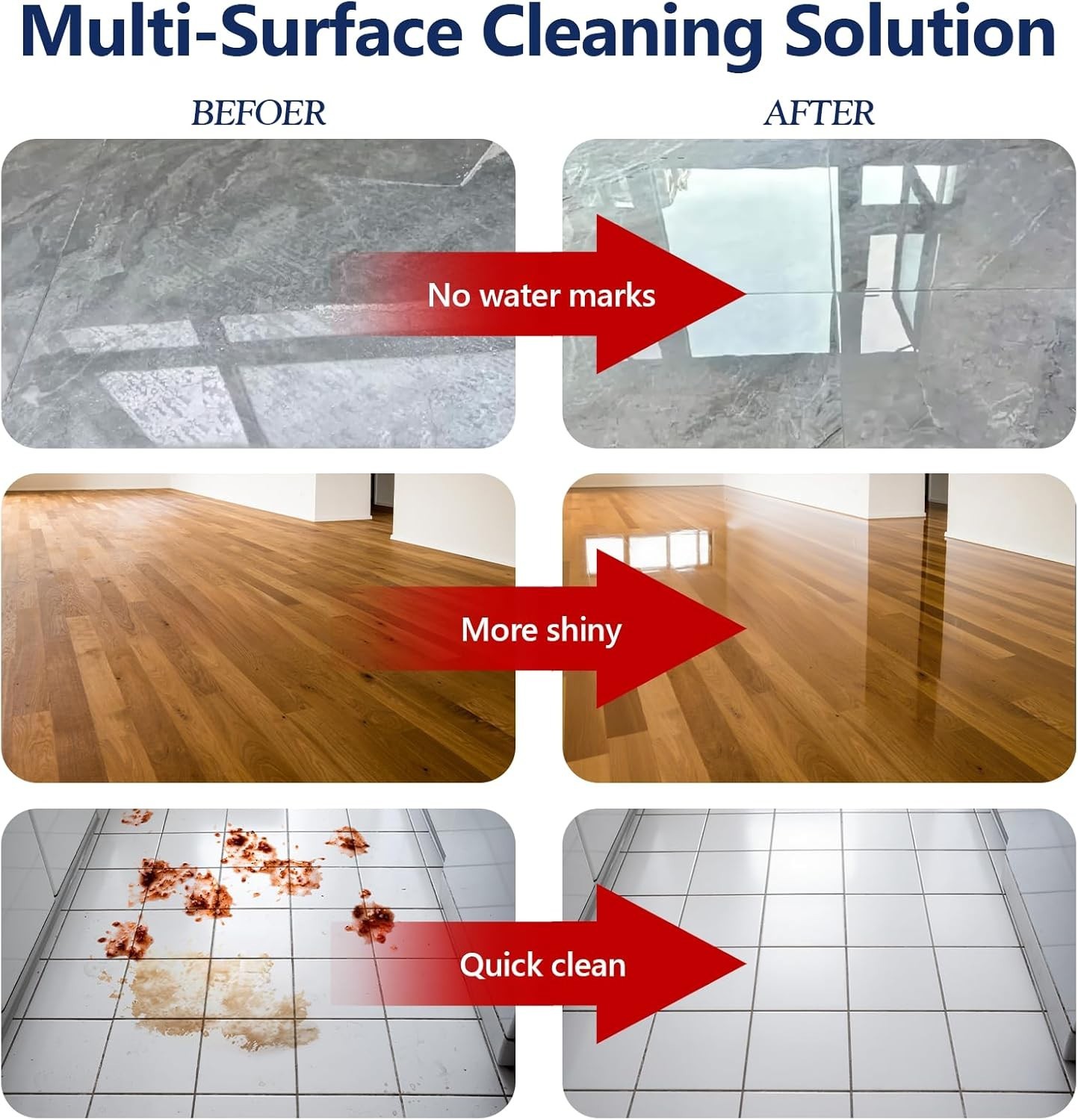 2 Pack Floor Cleaning Solution,34 FL OZ Floor Cleaner for Mopping with Tineco…