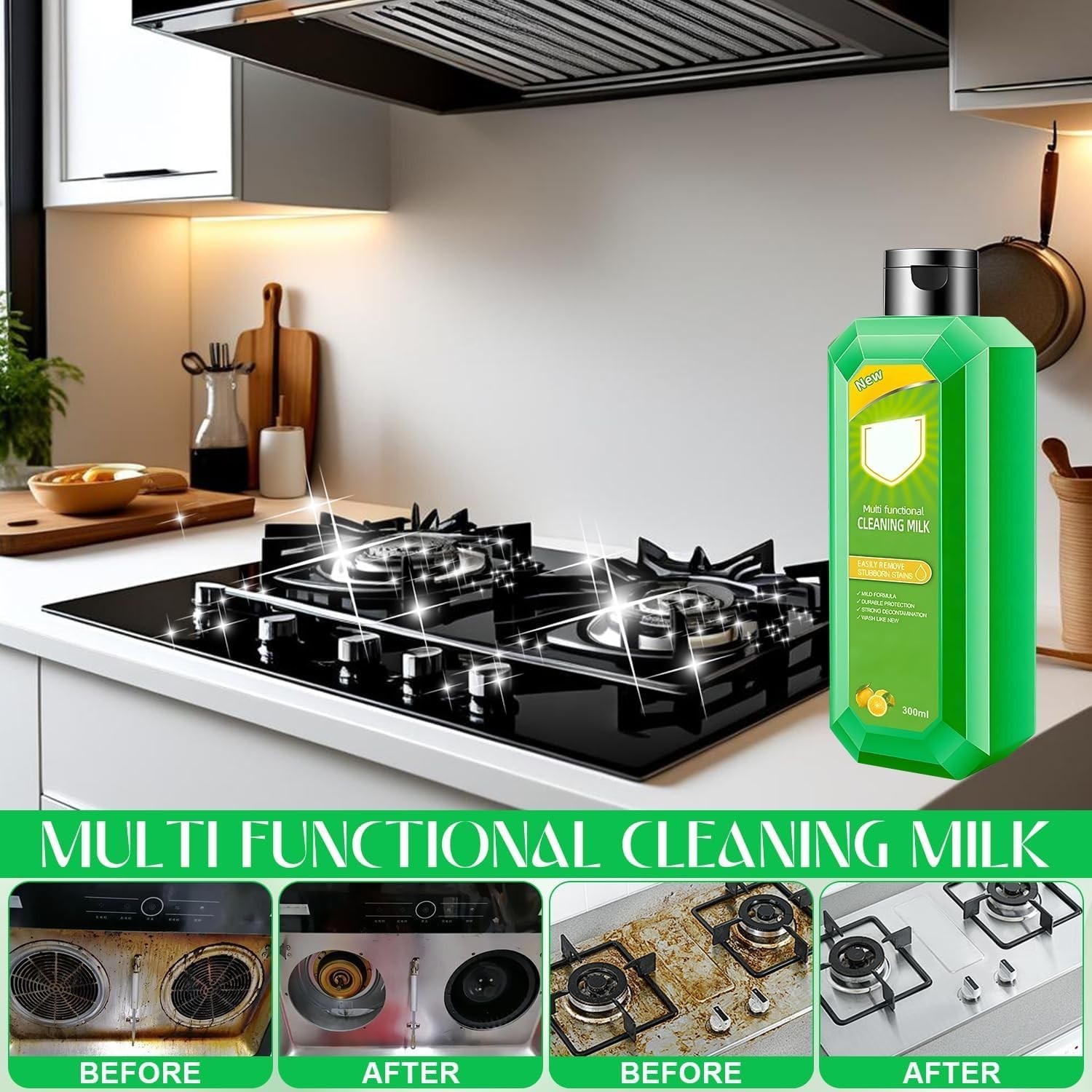 Versatile Household Cleaning Milk – Tough on Grease, Safe for Surfaces – 300ml