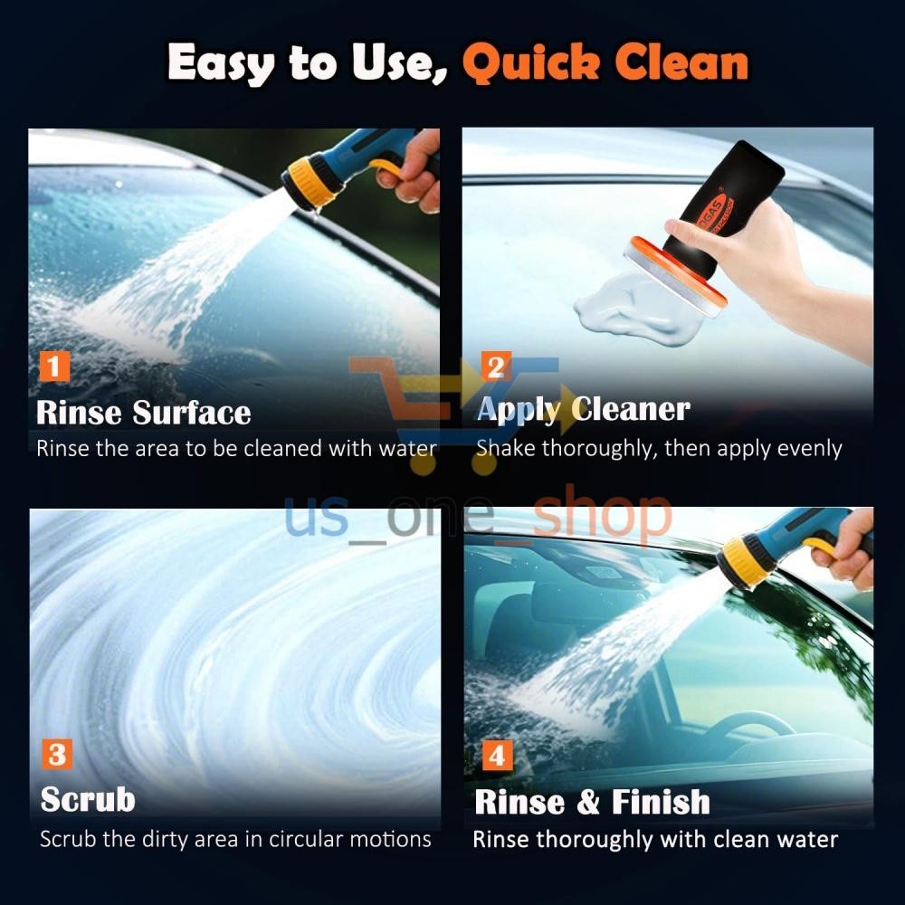 Glass Oil Film Remover for Car, Oil Film Remover for Car Windshields and Windows