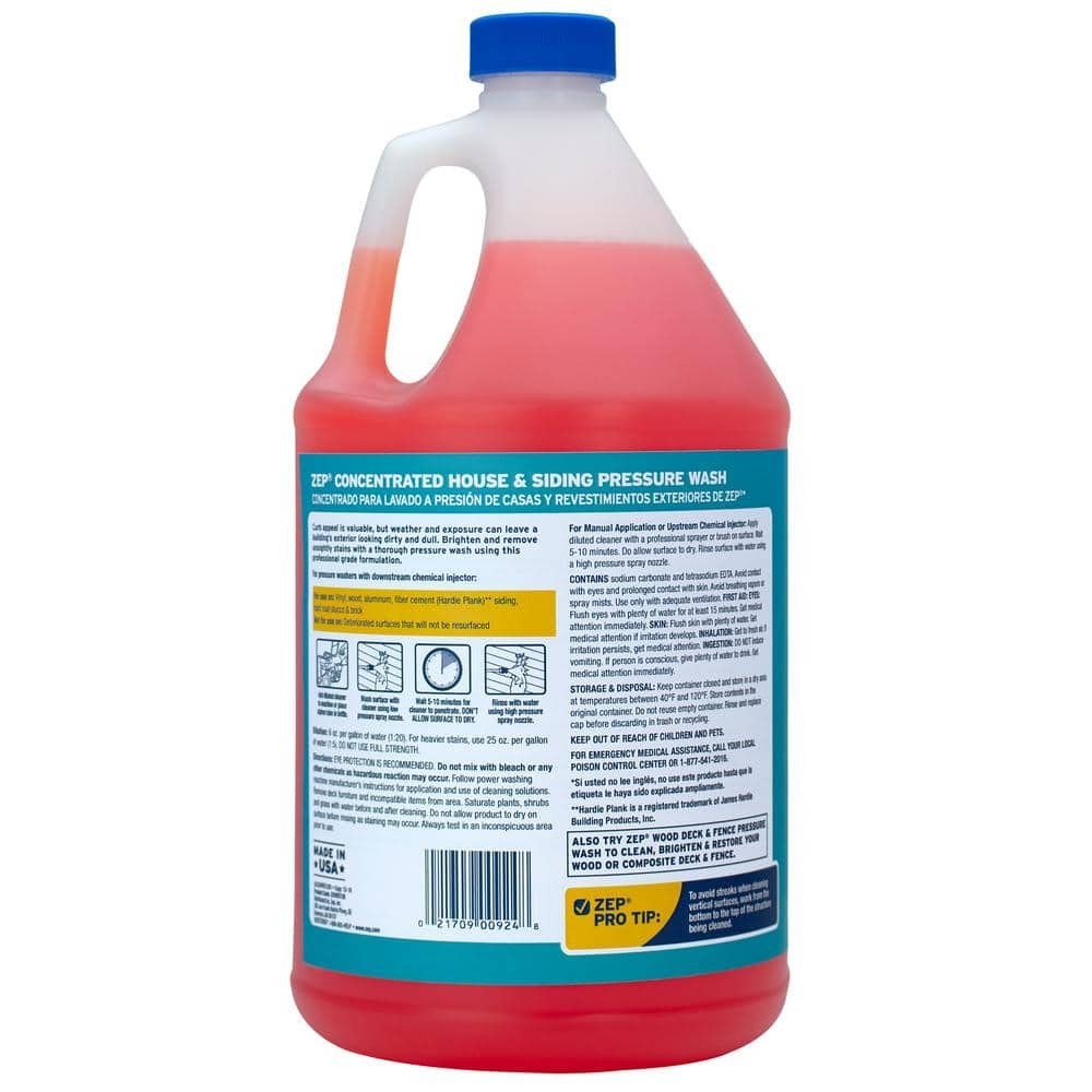 NEW ZEP House Siding Pressure Wash Concentrate Cleaner 1 gal for Wood Vinyl Alum