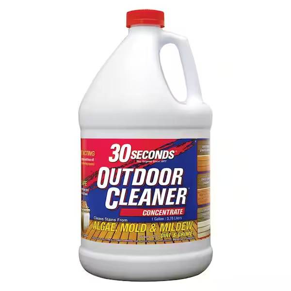 30 Seconds Outdoor Concentrate Algae Mold and Mildew Cleaner (1 Gallon) – 2 Pack