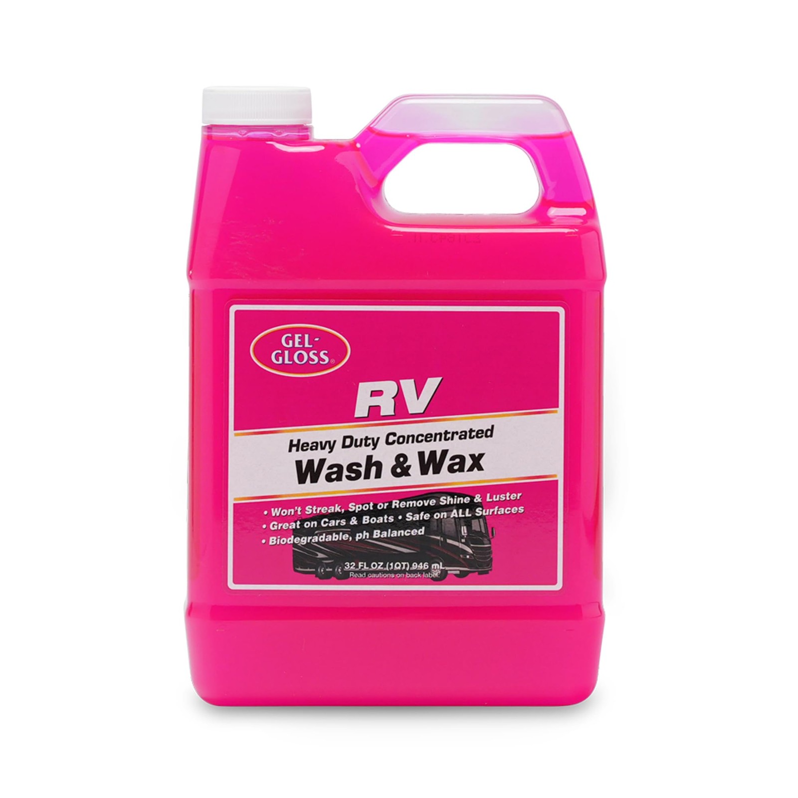 Gel GLOSS RV Wash & Wax – Clean, Streak-Free Finish, reduced water spotting, …
