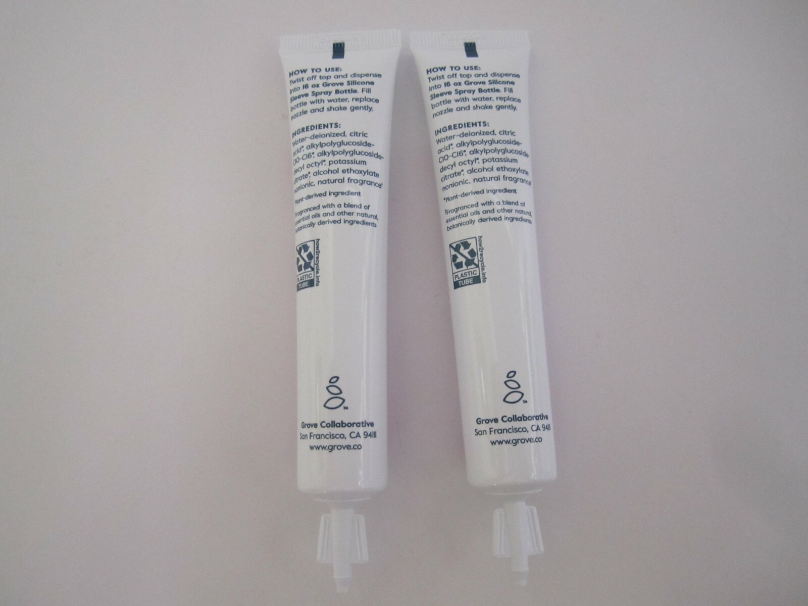 Grove Collaborative Tub & Tile Cleaner 1oz Concentrate Lavender & Thyme Lot of 2