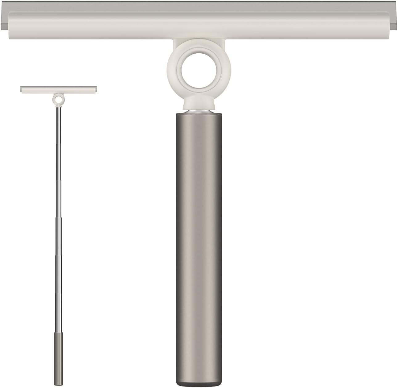 Extendable Shower Squeegee 10in Silicone Blade Glass Cleaner