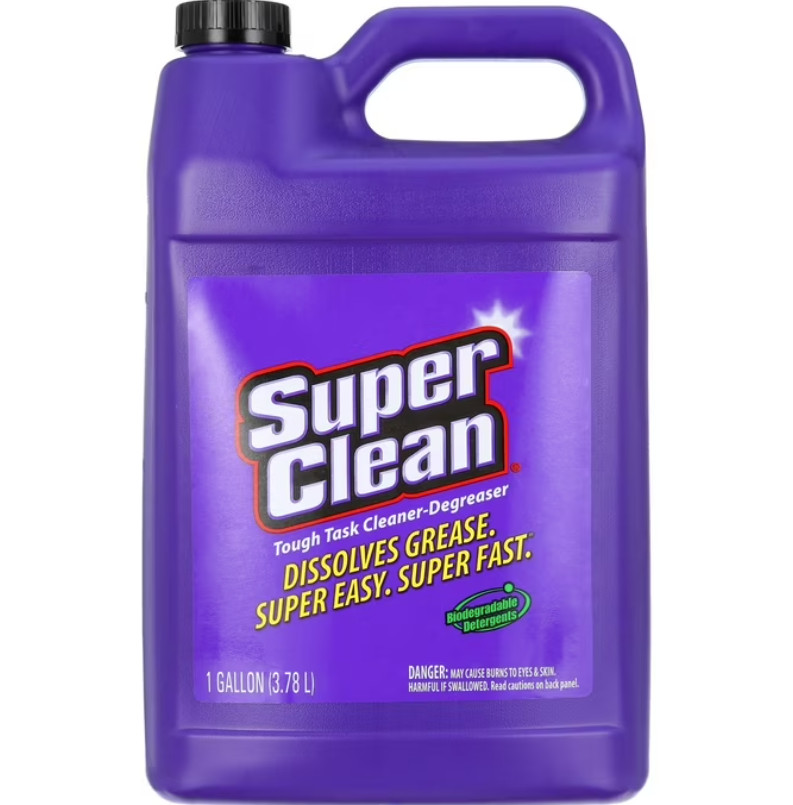 (4 Pack) Super Clean Tough Task Cleaner-Degreaser – 1 Gallon | 128 Fluid Ounces