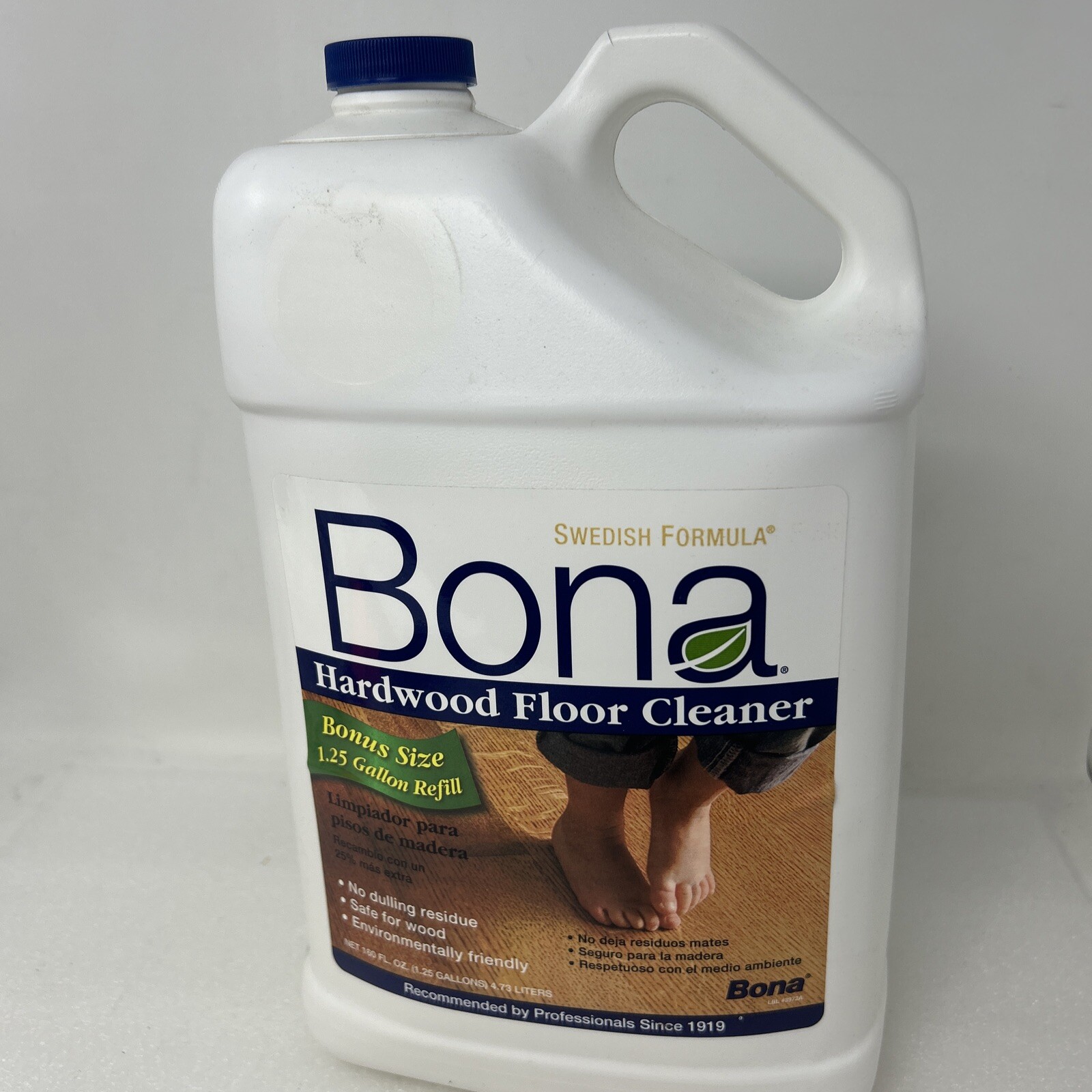 Bona Swedish Formula Hardwood Floor Cleaner Refill 160oz 1.25 Gallon