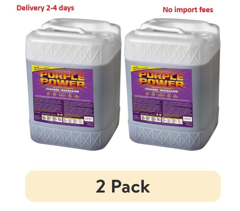(2 pack) Purple Power Industrial Strength Cleaner and Degreaser, 5 Gallon