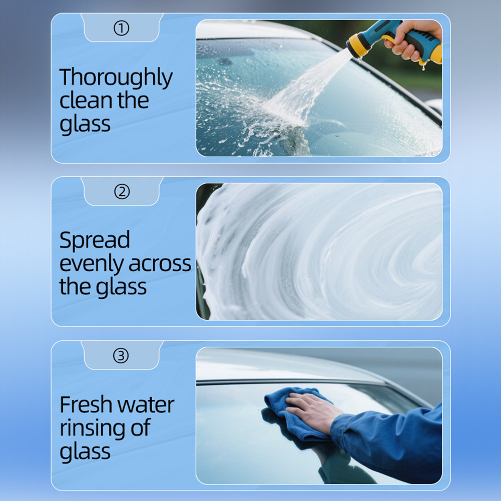 1PCS Automotive Oilfilm,Qifor Car Oil Film Cleaner,Glass Guard, Glass Cleaner