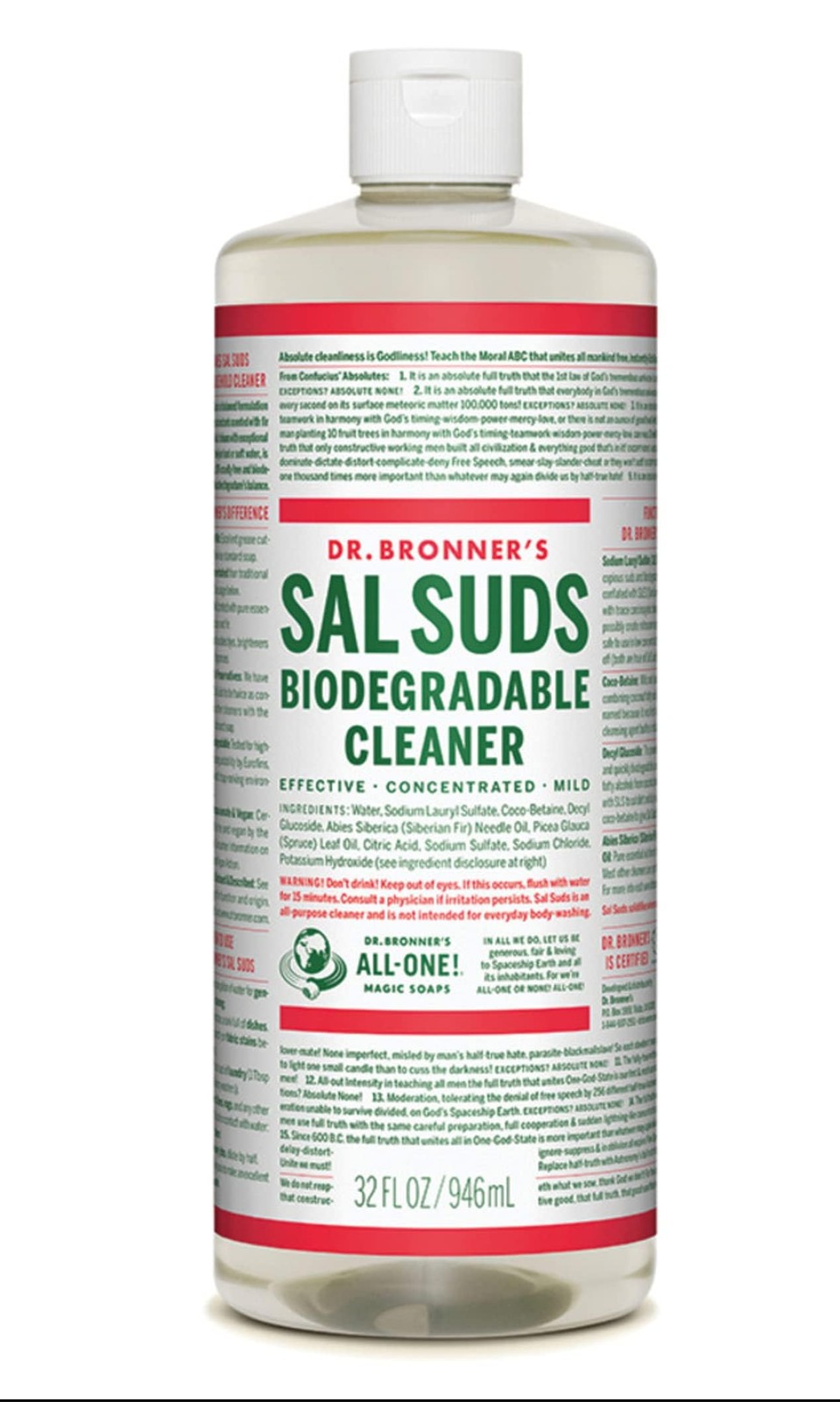 SAL SUDS CONCENTRATE MILD 32 Fl Oz (Pack of 1), tan