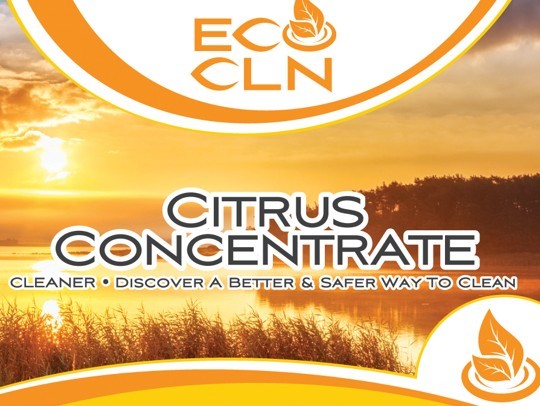 Eco Cln Citrus Concentrate 1 Gallon Natural Cleaner Dilute To Meet Your Needs