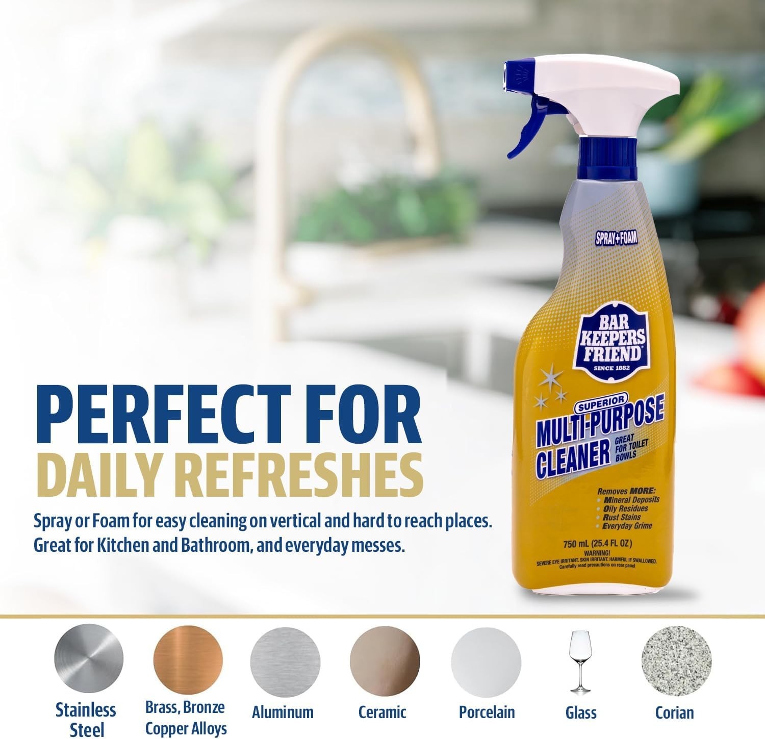 Soft Cleanser and MORE Foam Spray: All-Purpose 26 oz & 25.4 oz Citrus Cleaners