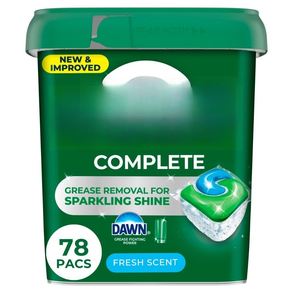 Fresh Scent Complete Pods Dishwasher Detergents