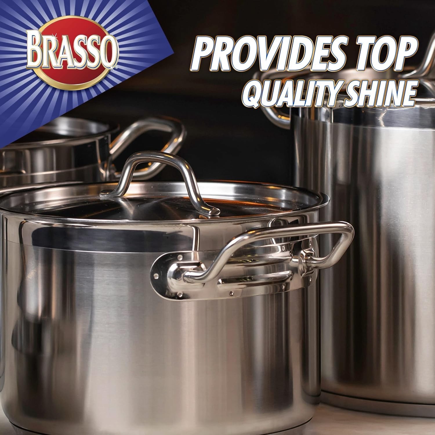 8 oz Brasso Metal Polish –All Purpose Cleaner for Brass, Bronze, Chrome & Copper