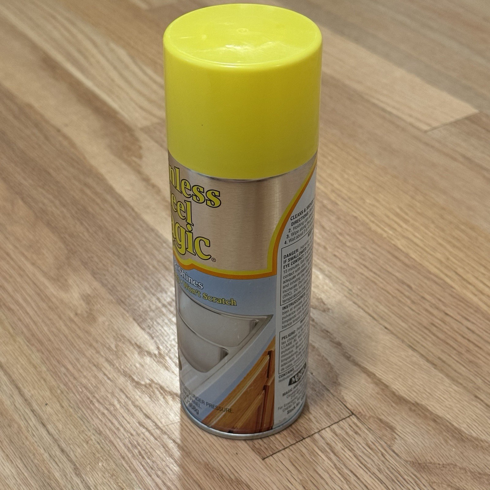Magic Stainless Steel Countertop Appliance Aerosol Clean & Shine Spray – Vintage