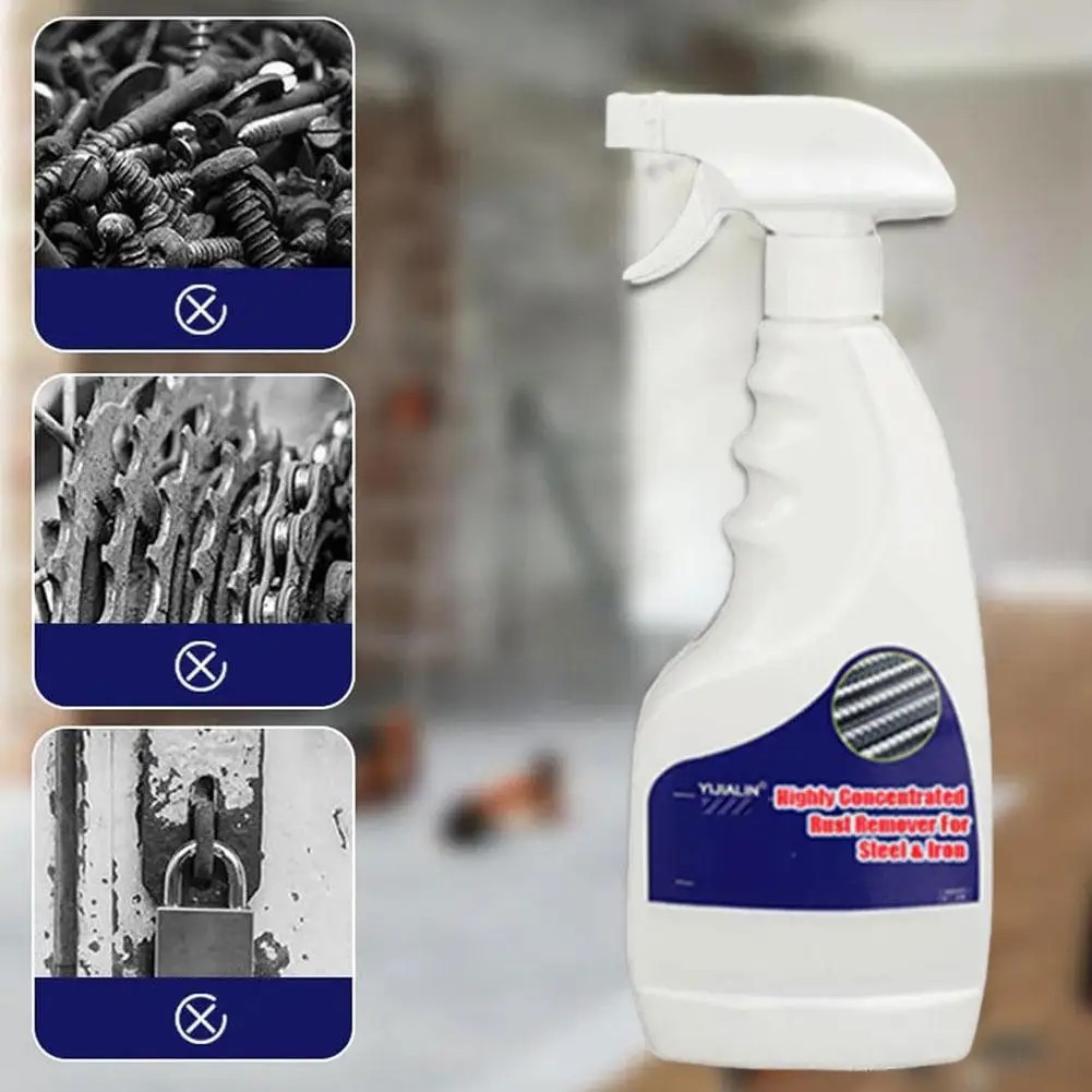 Industrial Rust Remover 120ml Highly Concentrated Fast Acting Steel Iron Cleaner