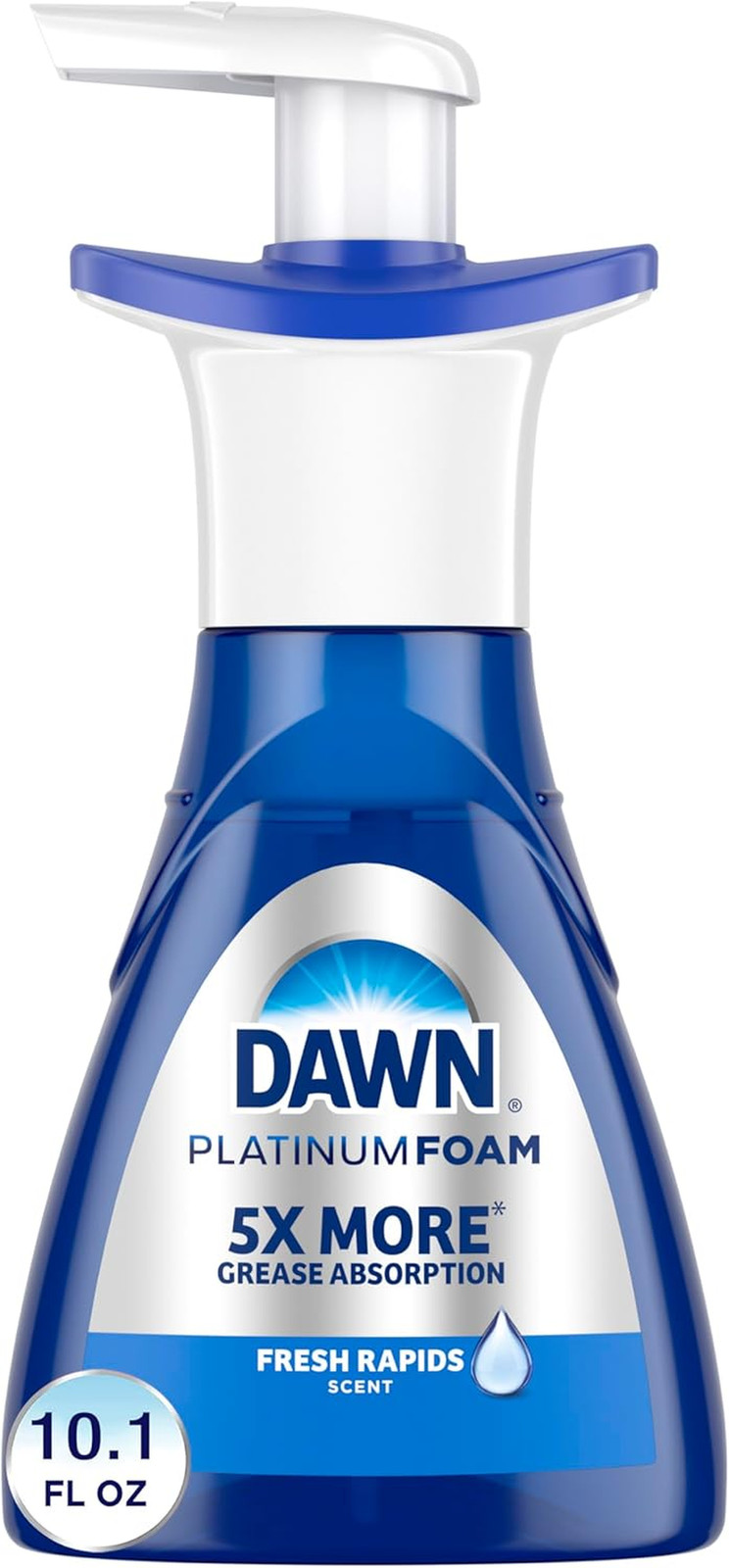 Dawn Ultra Platinum Foam Dishwashing Foam, Fresh Rapids Scent, 10.1 Fl Oz (Packa