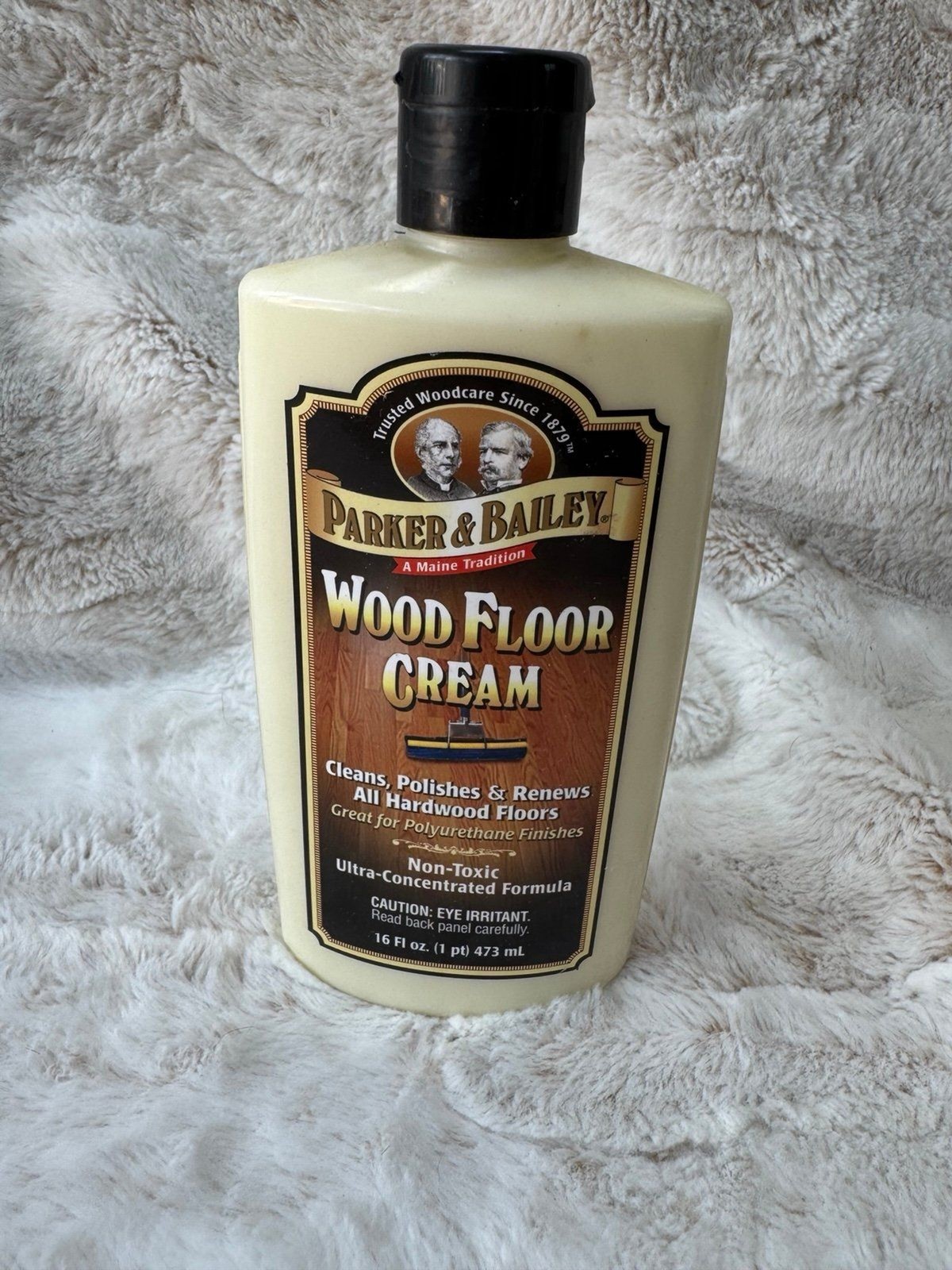 Parker & Bailey Wood Floor Cream 16oz New Polyurethane Finishes Cleaning Product