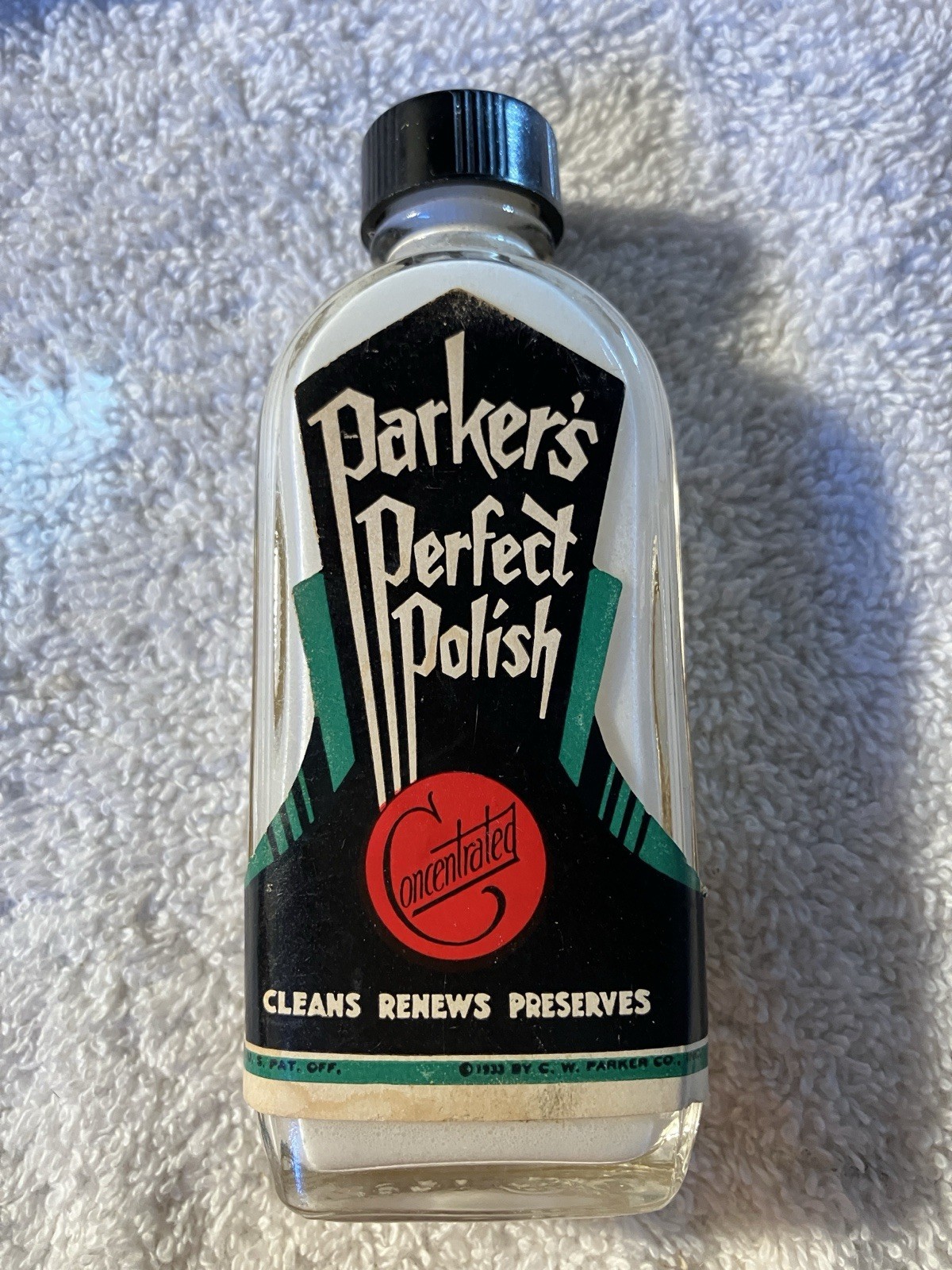 1933 Parker’s Perfect Polish Concentrate