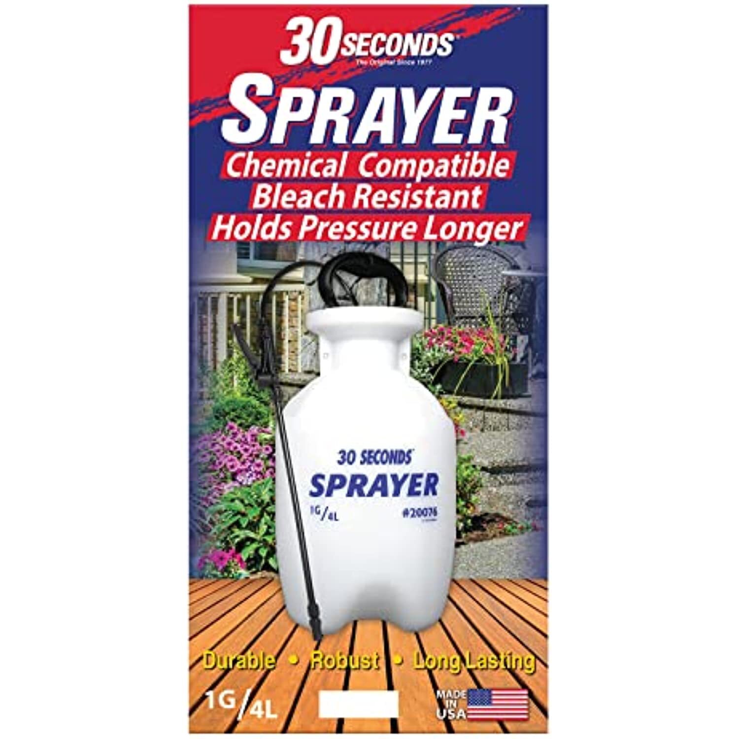 30 SECONDS Cleaners 30SS 30 Seconds Outdoor Cleaner Sprayer, 1 Gallon