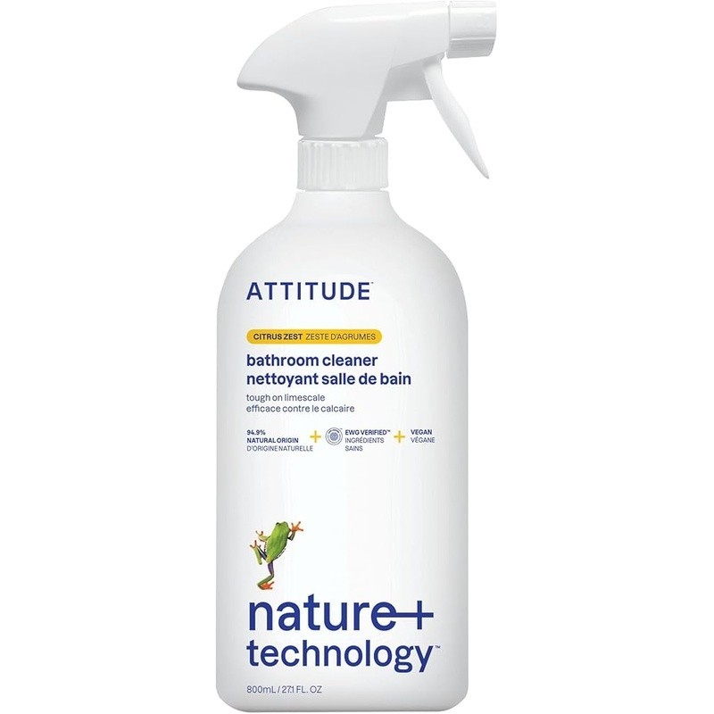 Vegan Bathroom Cleaner Spray EWG Verified Natural Streak Free Fresh Scent New