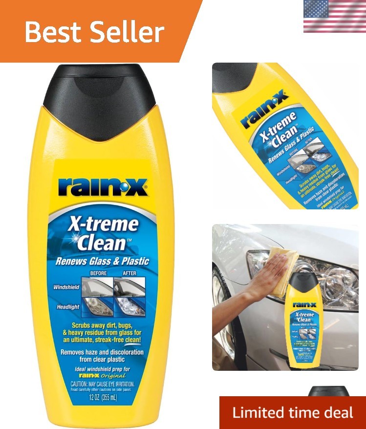 Rain-X 5080217 X-treme Clean Glass Cleaner – 12 fl oz