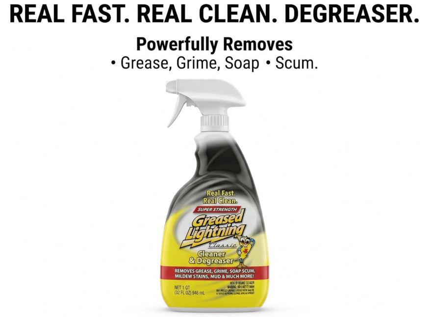 Greased Lightning Super Strength Multi-Purpose Cleaner & Degreaser, 32 Fl oz 2pk
