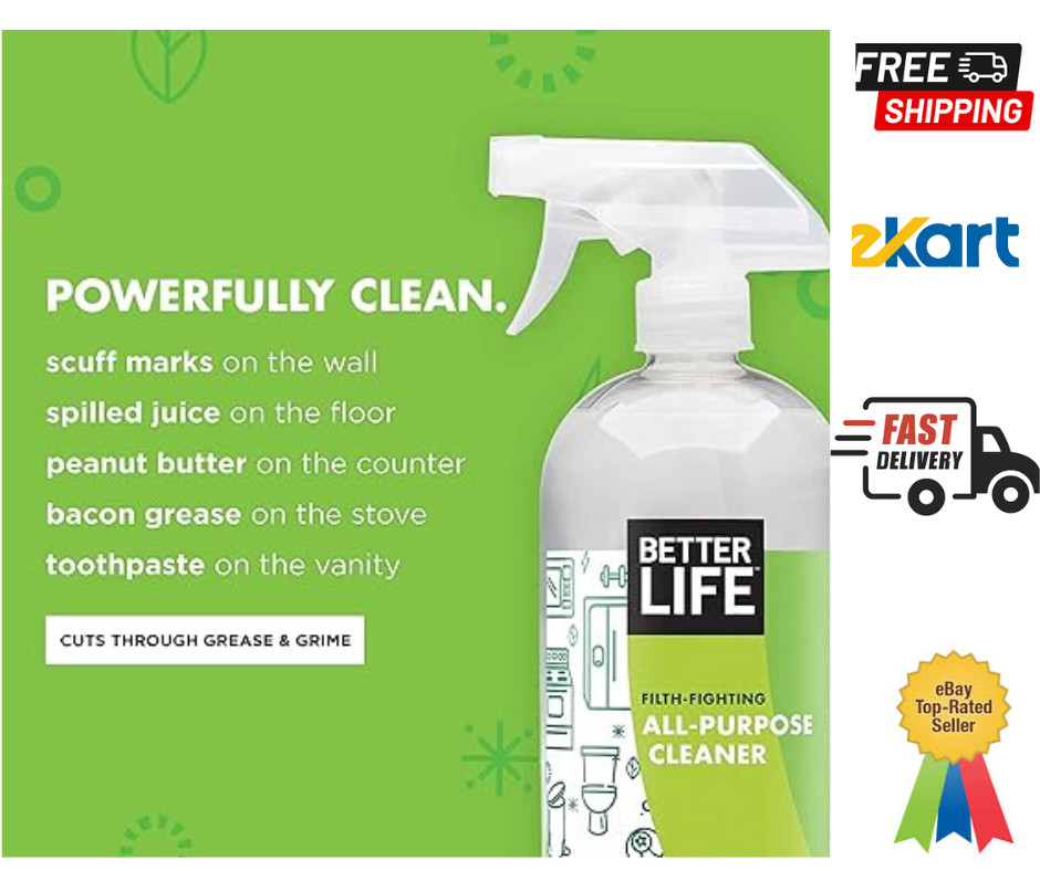 Better Life All Purpose Cleaner – Multipurpose Home and 32 Fl Oz (Pack of 2)