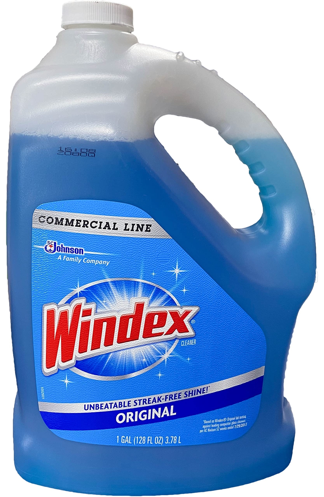 Windex Original Glass Cleaner 128 Fl Oz Ocean Bound Plastic Streak Free Shine