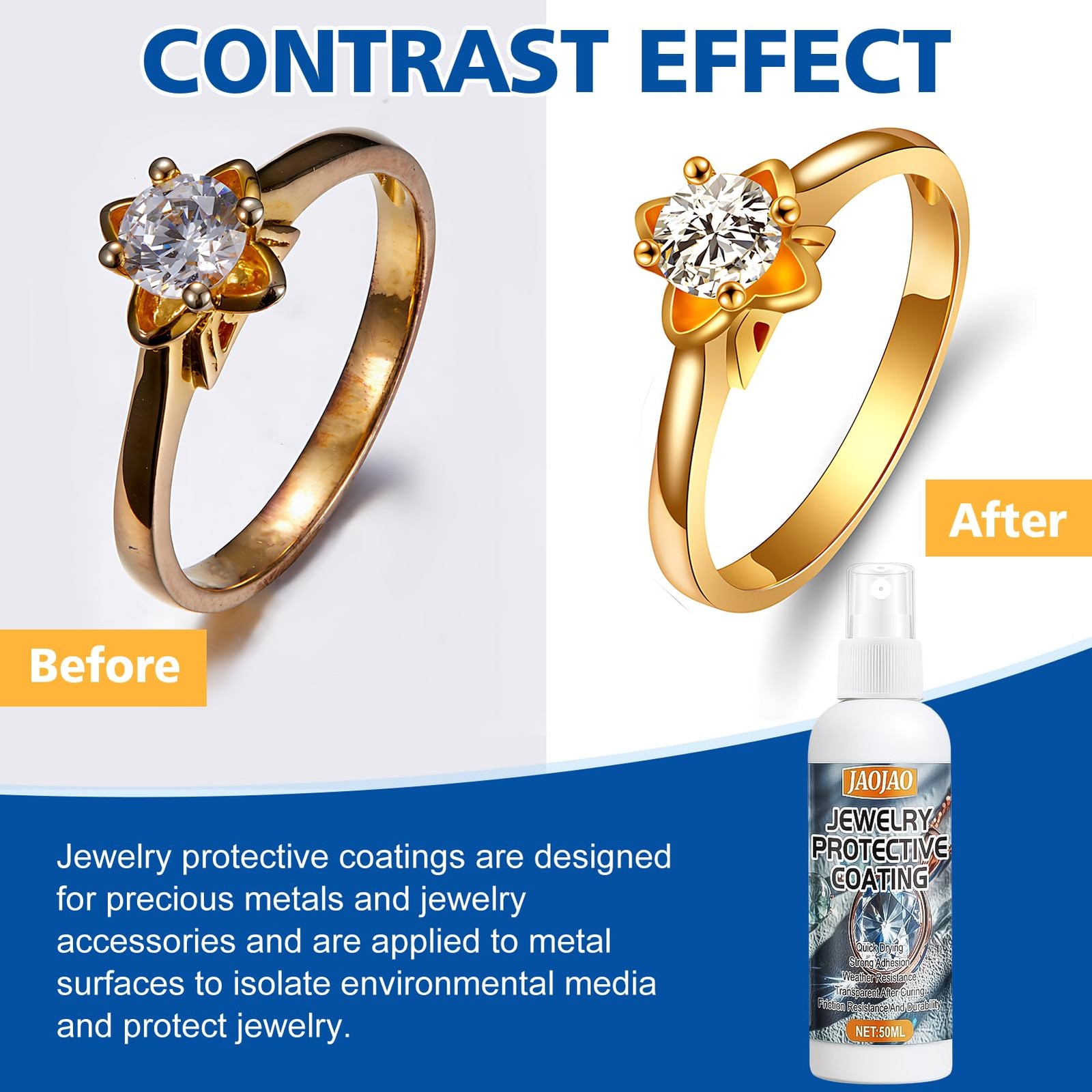 Jewelry Protective Coating, Jewelry Sealant Protective Coating for Metal Fast…