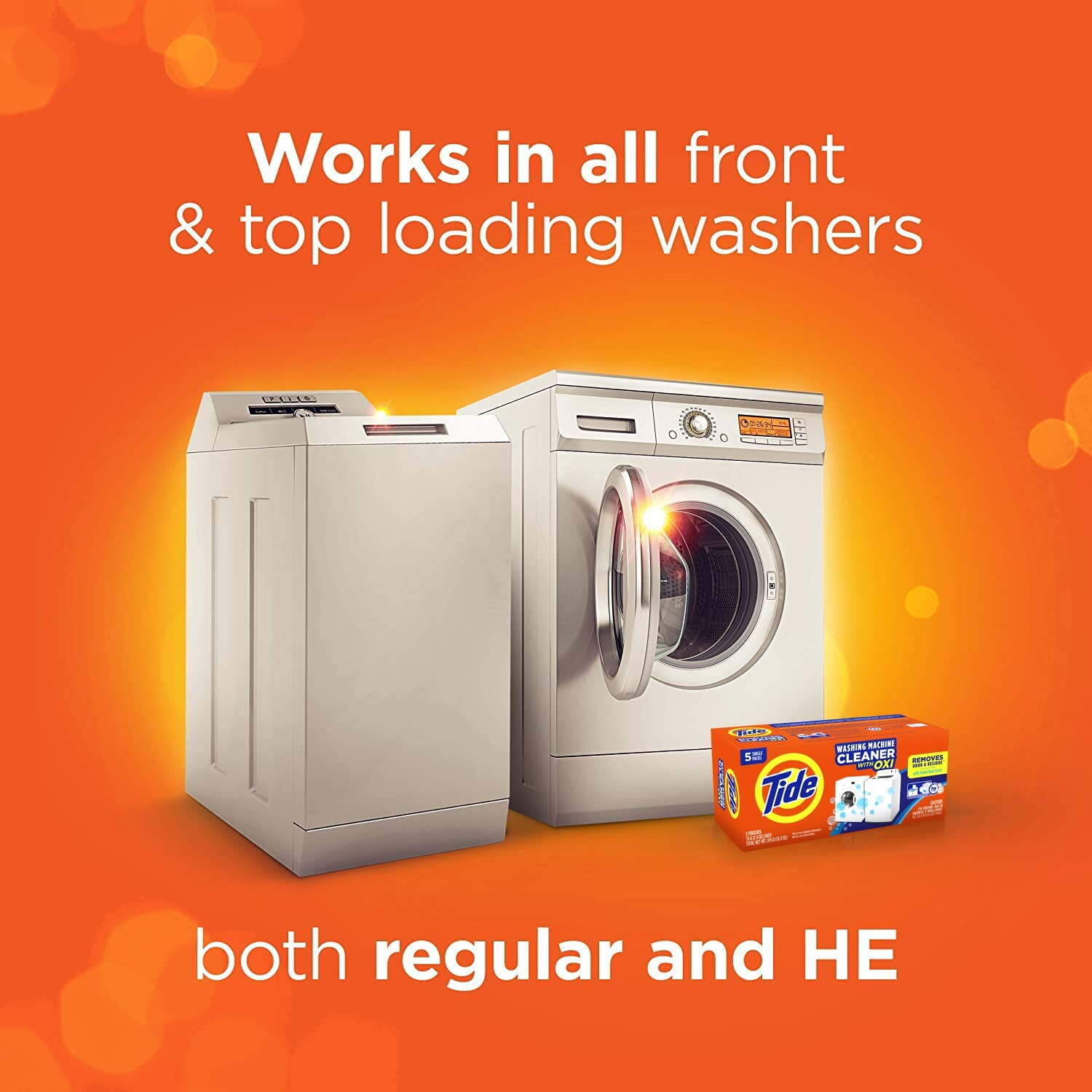 Tide Washing Machine Cleaner, 4 Pack