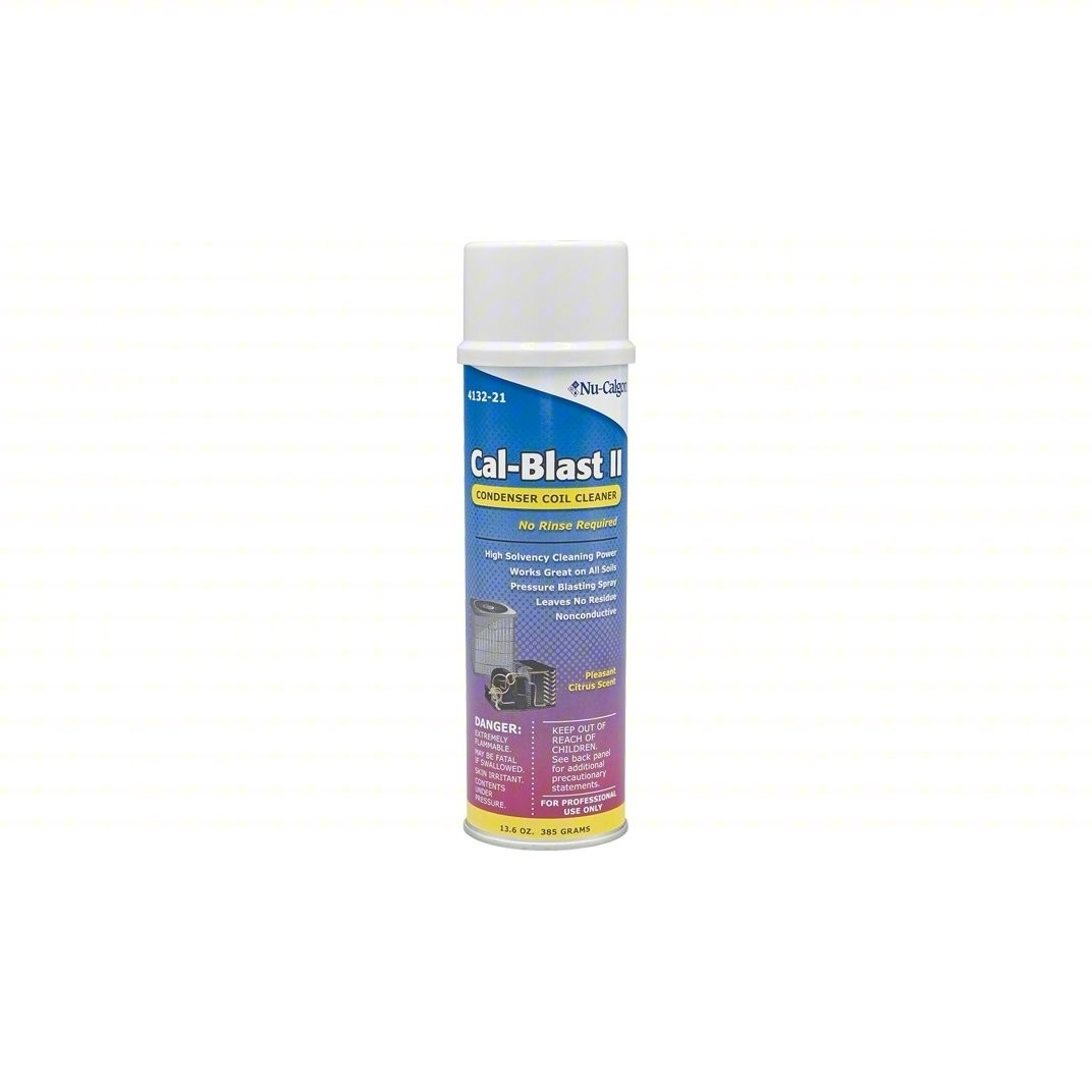 Nu-Calgon 4132-21 Cal-Blast II Condenser Coil Cleaner 13.6 oz Aerosol Case of 6