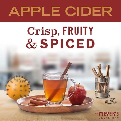 Mrs Meyer’s Clean Day Apple Cider Multi Surface Cleaner 16 Fl Oz Pack of 3