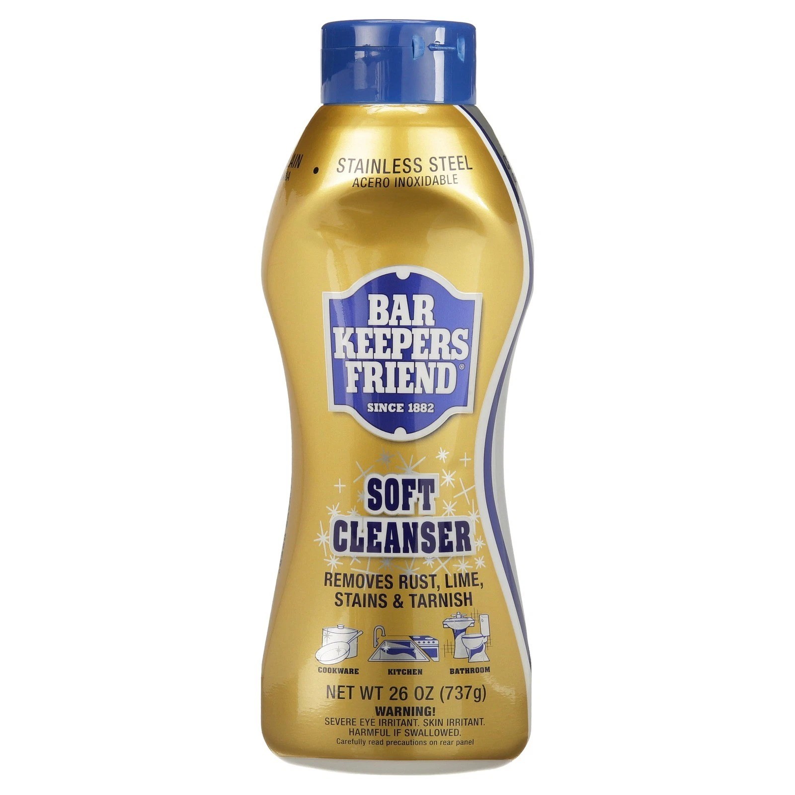 BAR KEEPERS FRIEND Soft Cleanser Liquid All-Purpose Cleaner – 26 oz