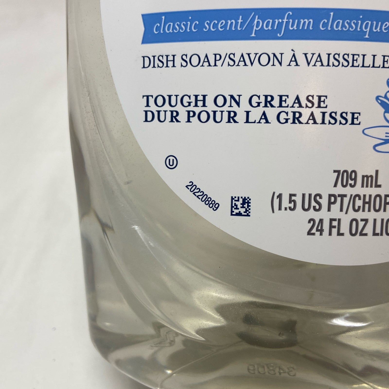 Ivory Classic Scent Dish Soap, Clear, 24 fl oz