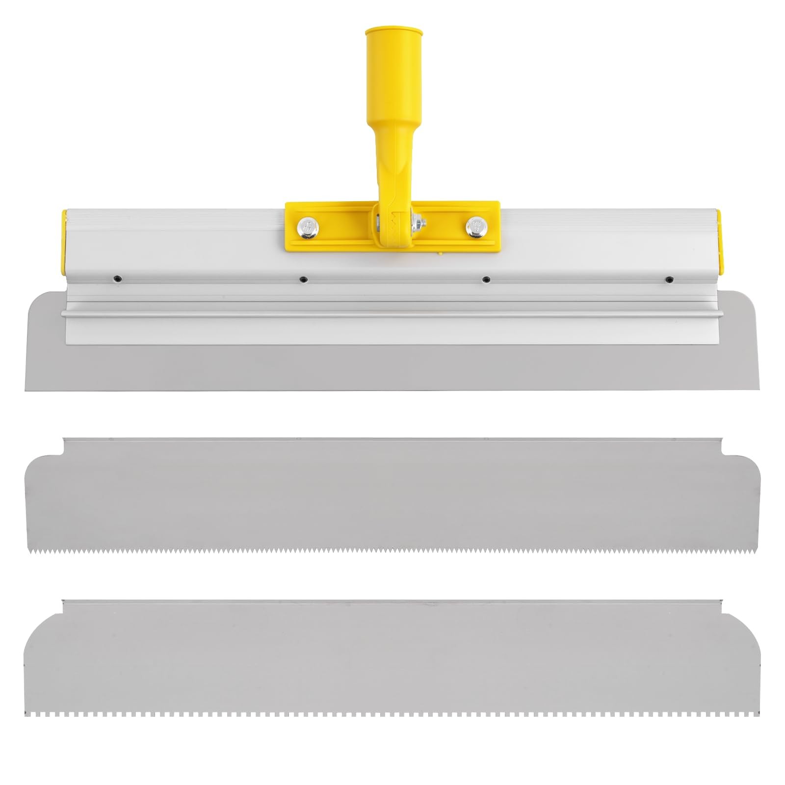 Trumego Notched Squeegee for Epoxy, Self Leveling Floor Squeegees Cement Pain…