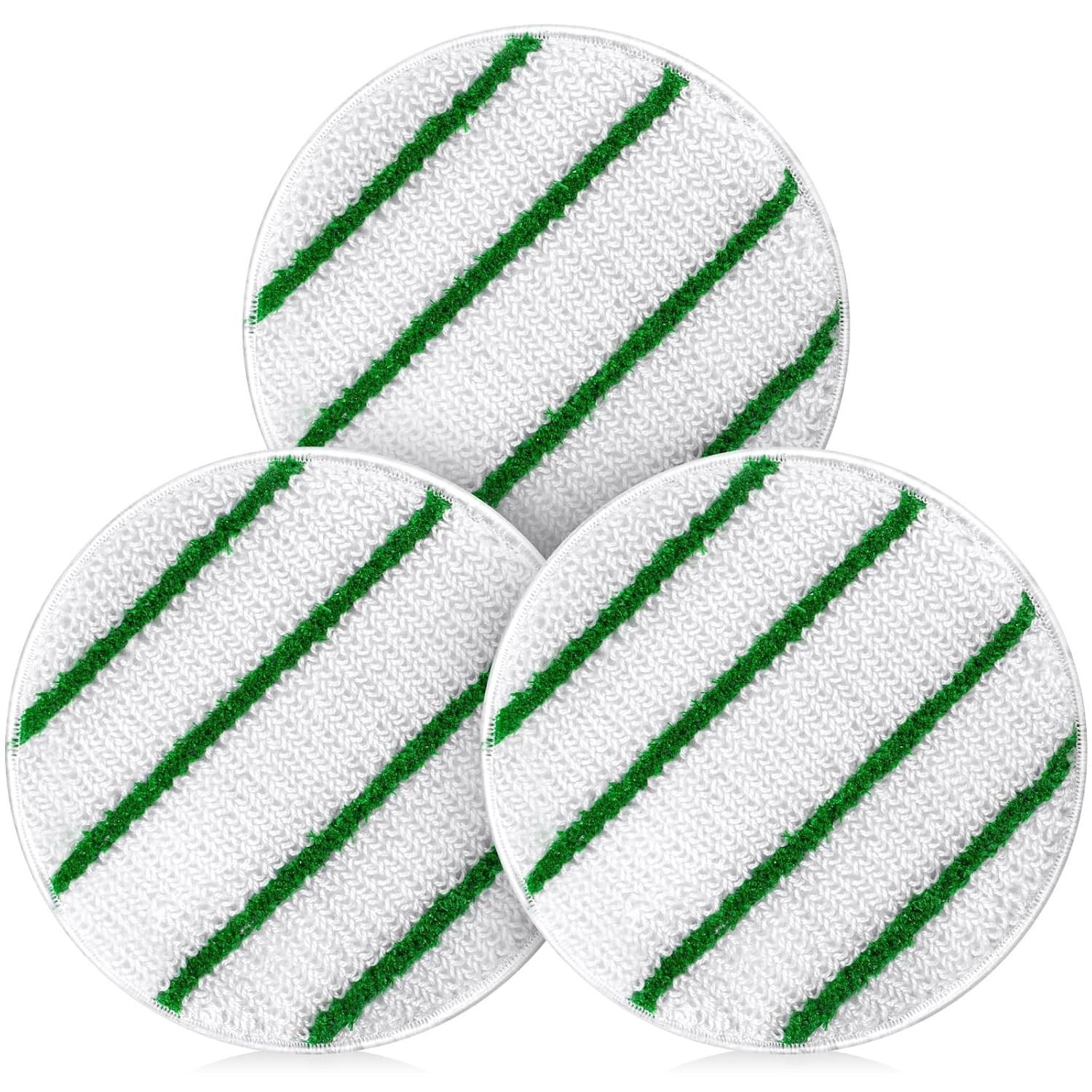 Tioncy 3 Pack 17″ Carpet Bonnet Scrubber Pads Commercial Cleaning