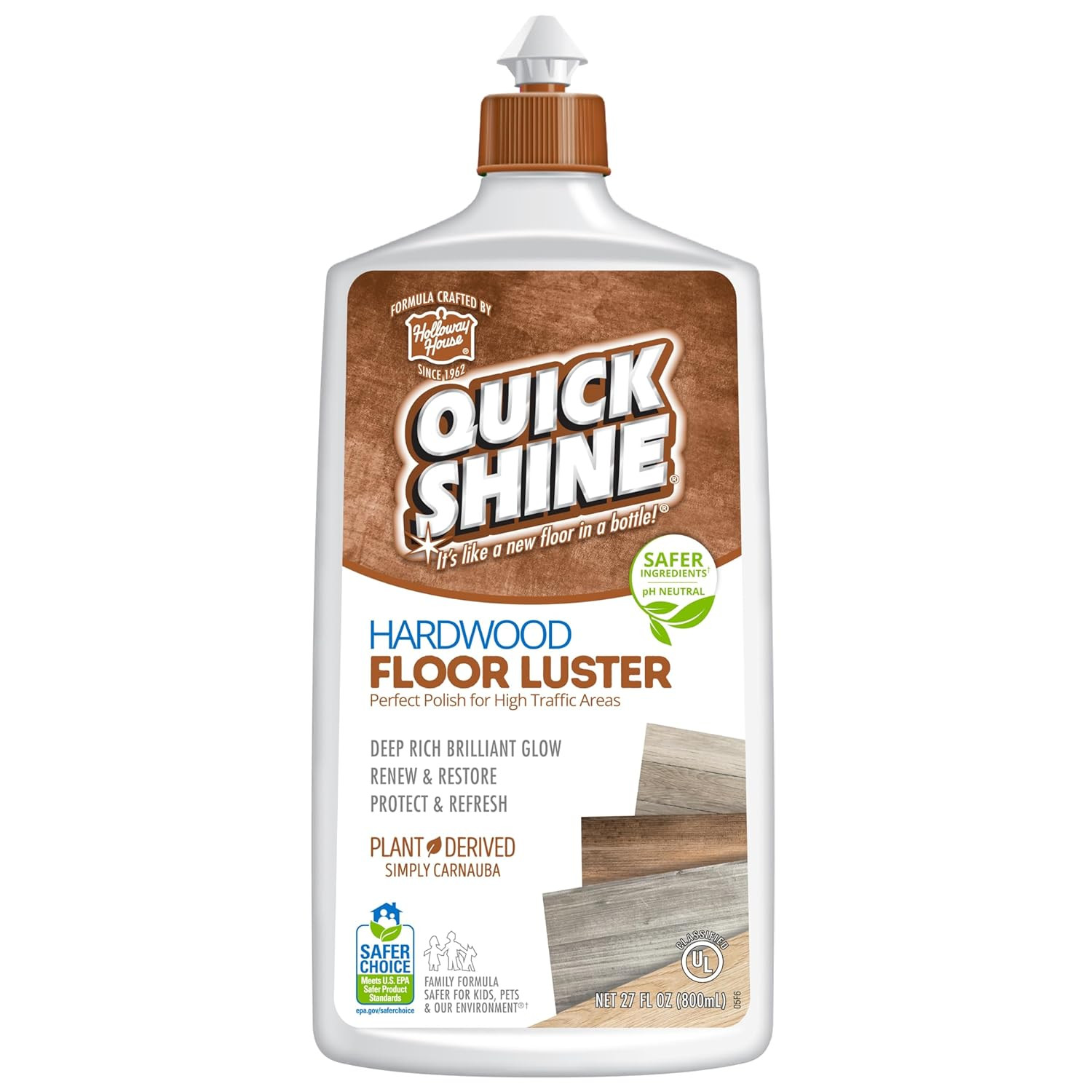 High Traffic Hardwood Floor Luster and Polish, 27 Fl. Oz.