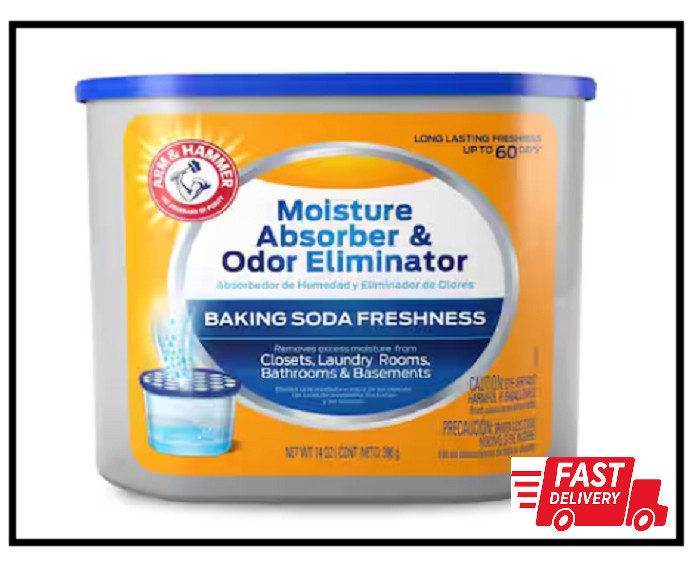 Arm & Hammer 14 oz. Refillable Moisture Absorber Fragrance Free Closet Bathroom