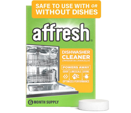 Affresh Dishwasher Cleaner, Helps Power Away Odor Causing Bacteria 6 Tablets