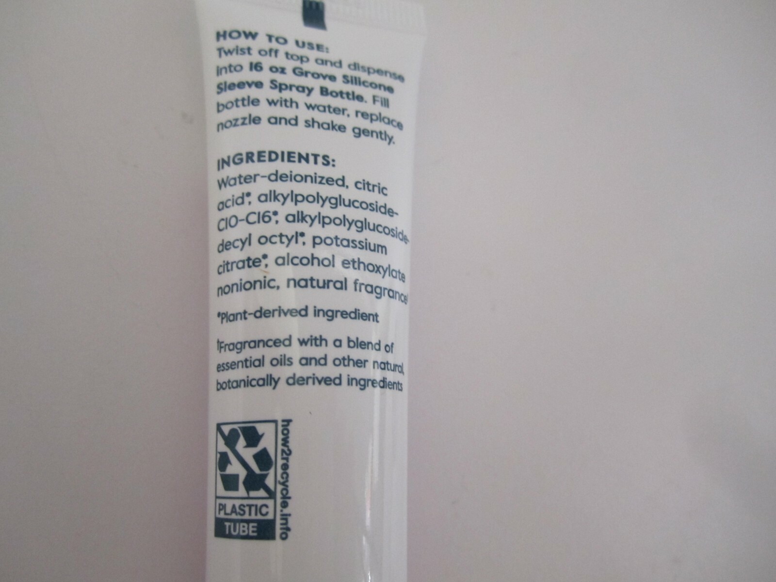 Grove Collaborative Tub & Tile Cleaner 1oz Concentrate Lavender & Thyme Lot of 2
