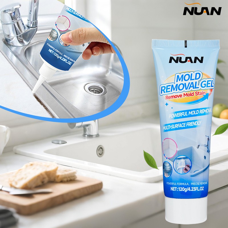 2PCS Mold Stain Remover Power Gel Cleaner for Front Loader Washing Machine Seal