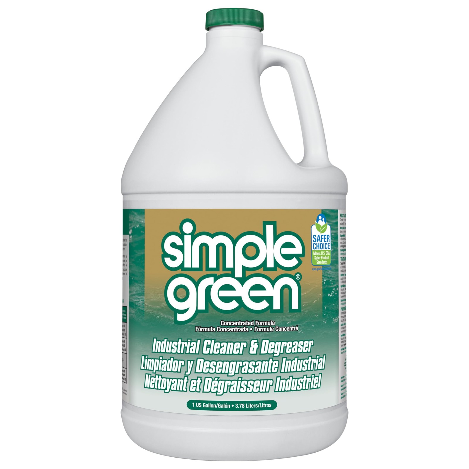 SMP13005 – Simple Green Industrial Cleaner and 128 Fl Oz (Pack of 1), White