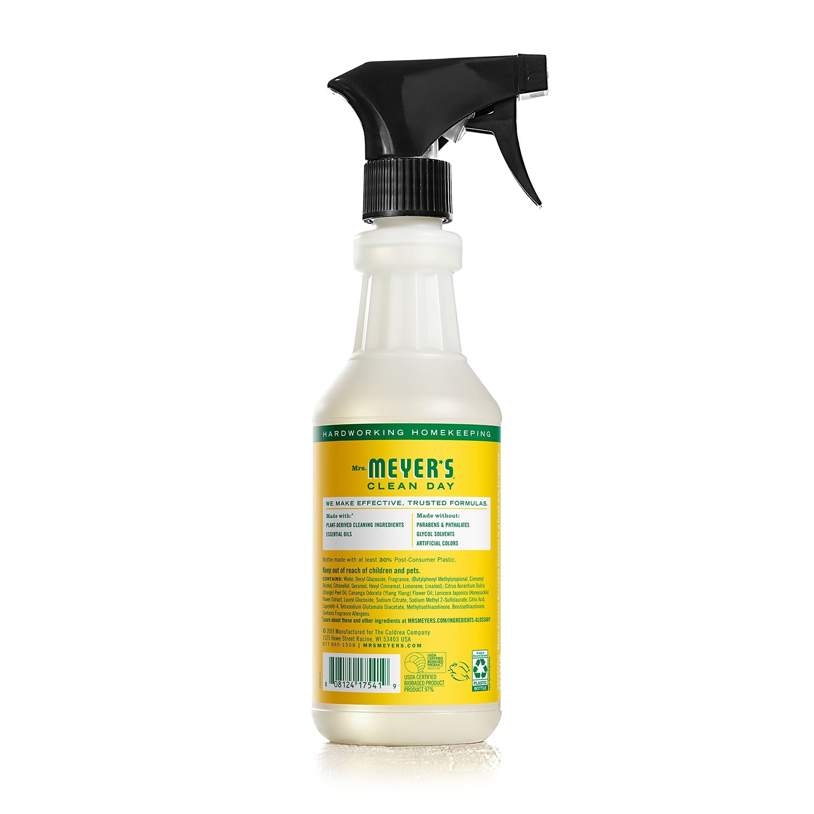 Mrs. Meyer’s All-Purpose Cleaner Spray, Honeysuckle, 16 fl. oz – Pack of 3
