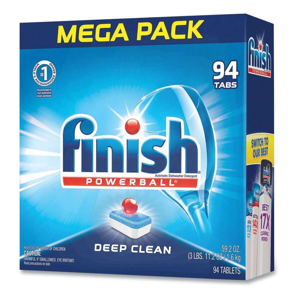 FINISH 51700-97330 Powerball Dishwasher Tabs – Fresh Scent (94/Box) New