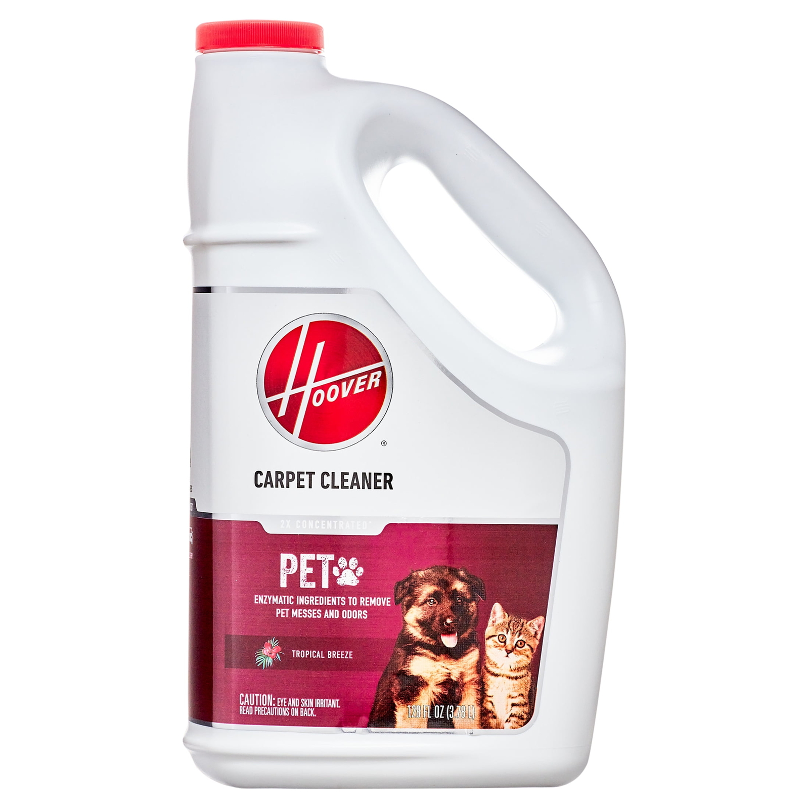 Hoover Paws & Claws Pet Stain and Odor Remover,Carpet Cleaner Solution,128 fl oz