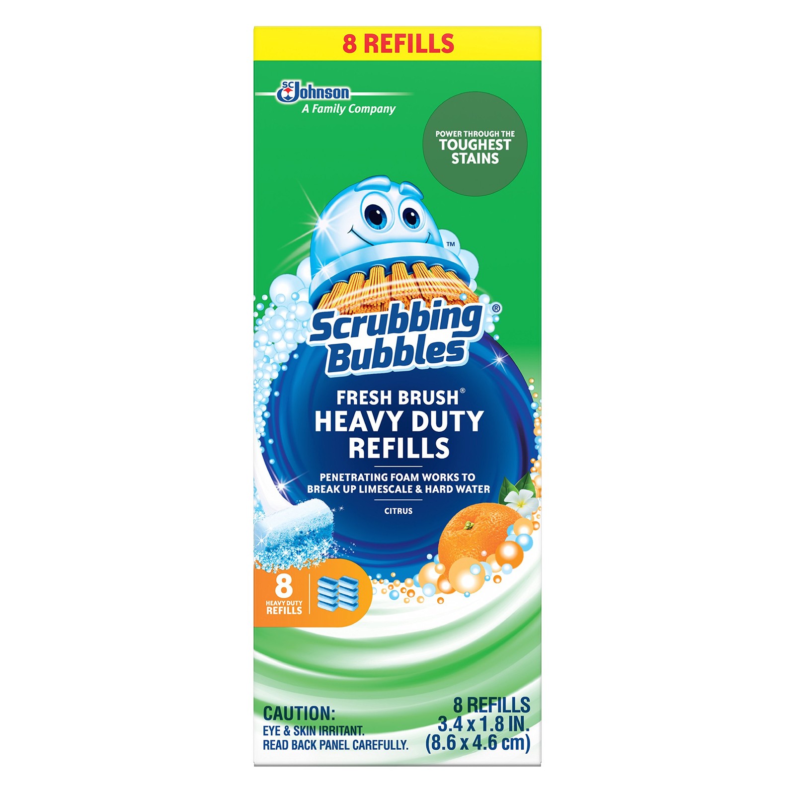 Scrubbing Bubbles Toilet Bowl Wand Cleaner Refills, Fresh Brush Heavy Duty Cl…