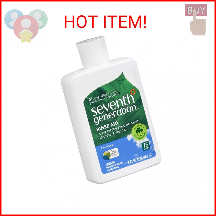 Seventh Generation Rinse Aid Free and Clear — 8 fl oz, Packaging May Vary