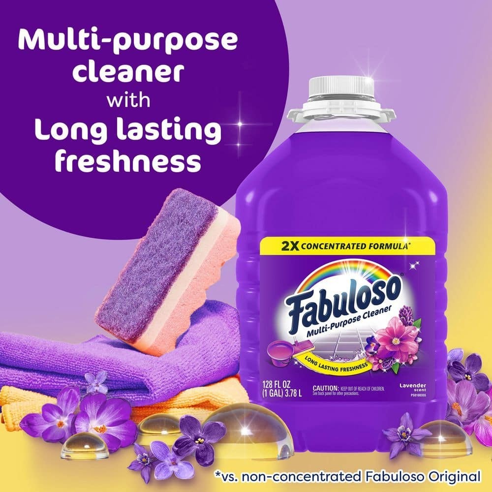Fabuloso 2-Pack Lavender 128 oz 2X Concentrated All-Purpose & Floor Cleaner