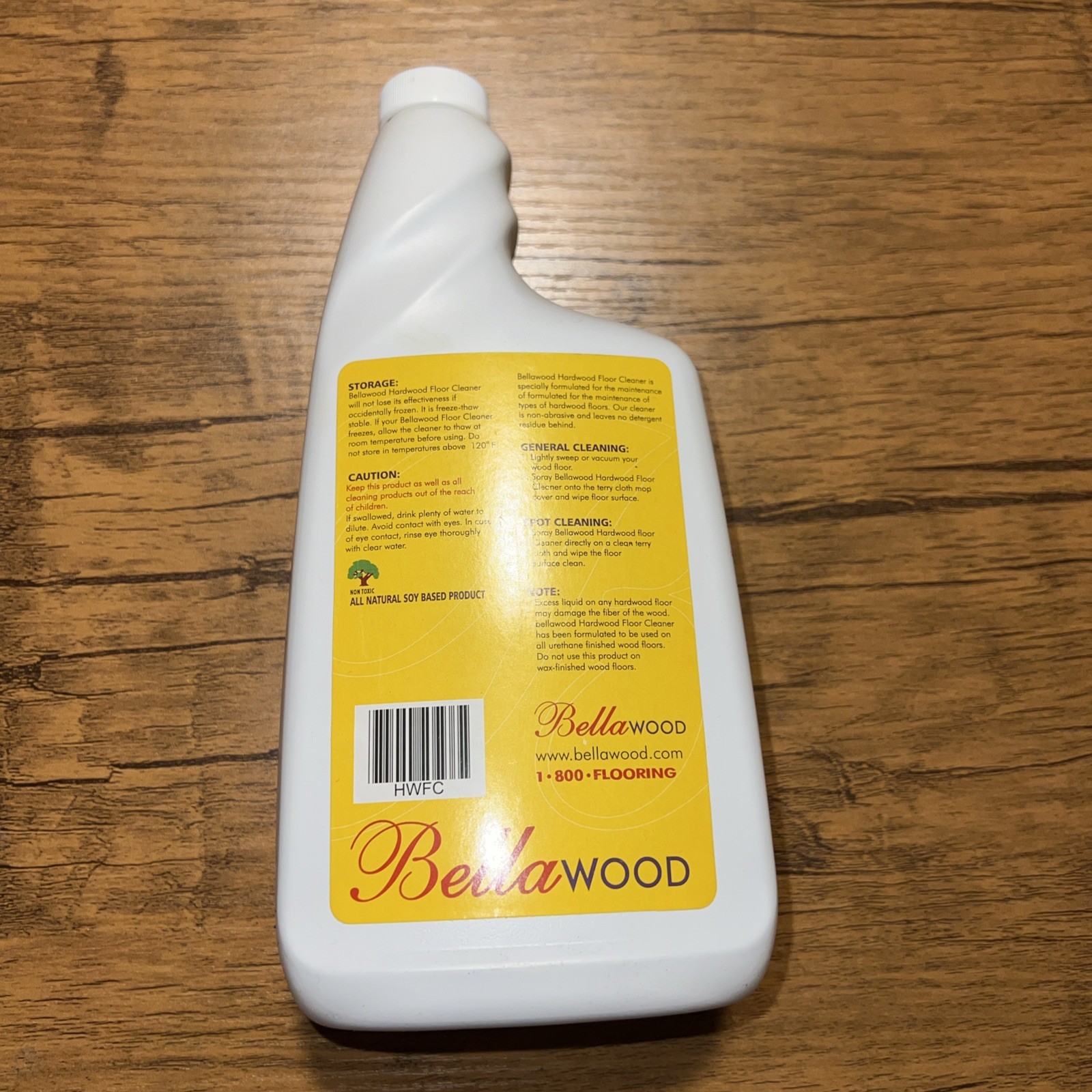 Bellawood Hardwood Floor Cleaner Ready To Use Spray With Pump, 32 Oz – NWT