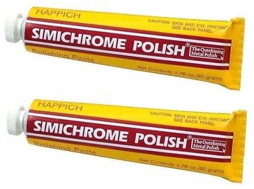 SIMICHROME All Metal Polish 390050 50 Gram Tube 1.76 oz – 2 Pack
